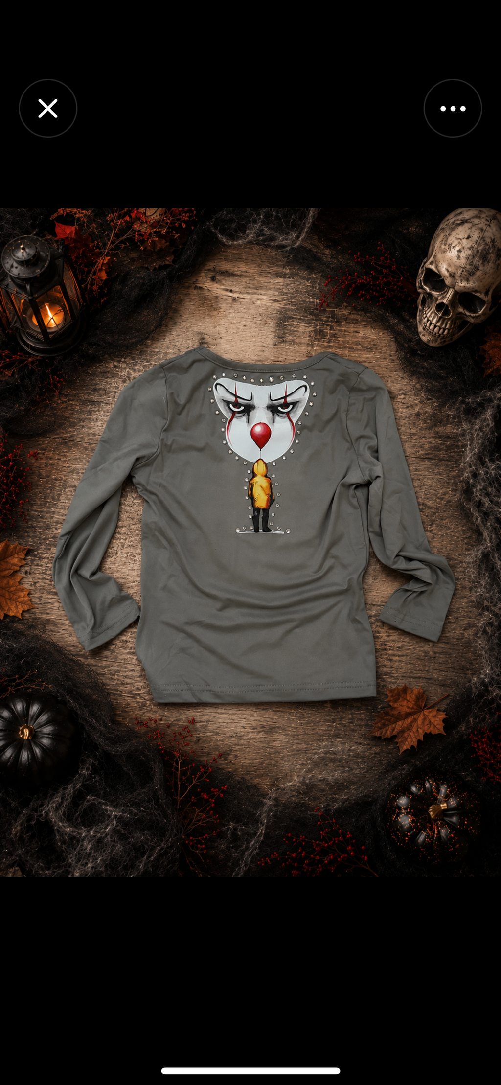Pennywise t shirt long sleeve