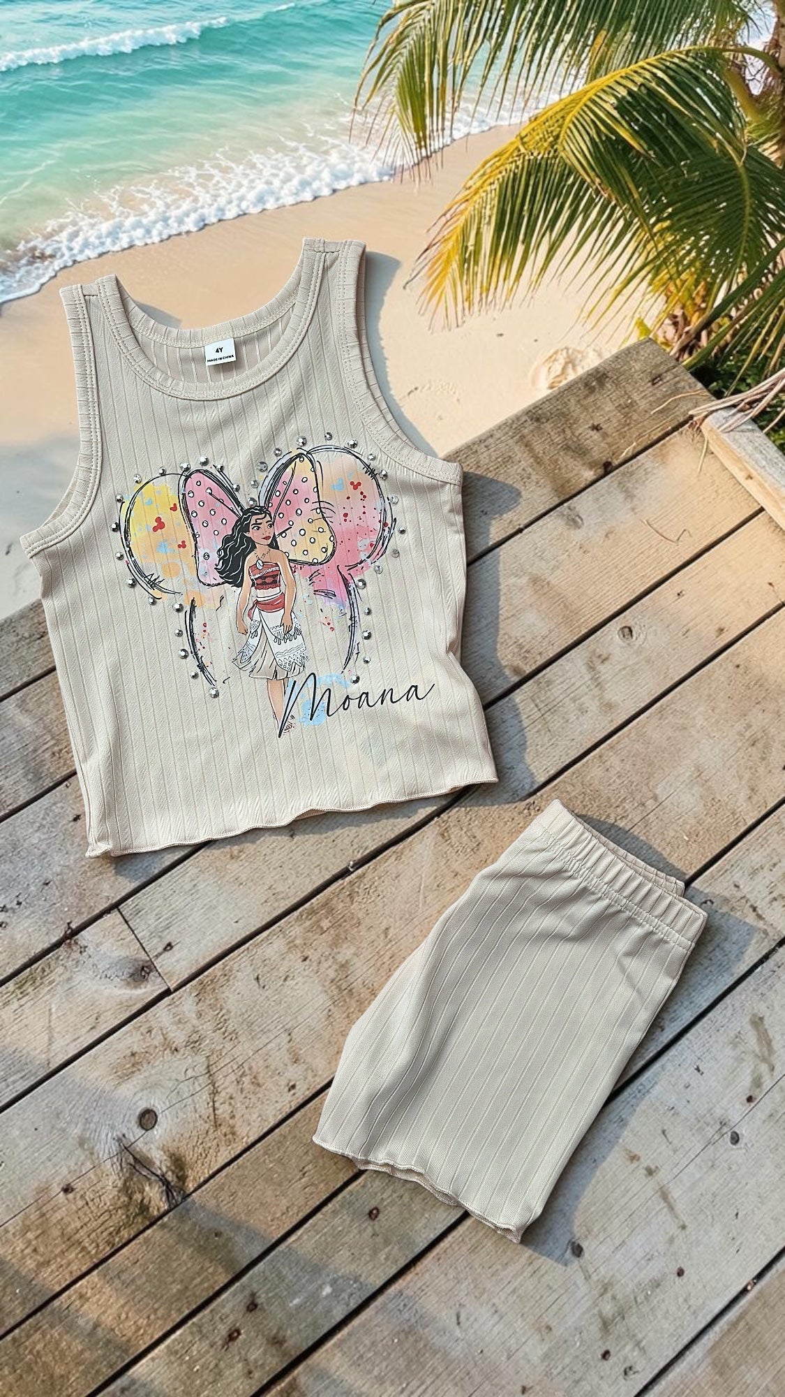 4y Moana short set