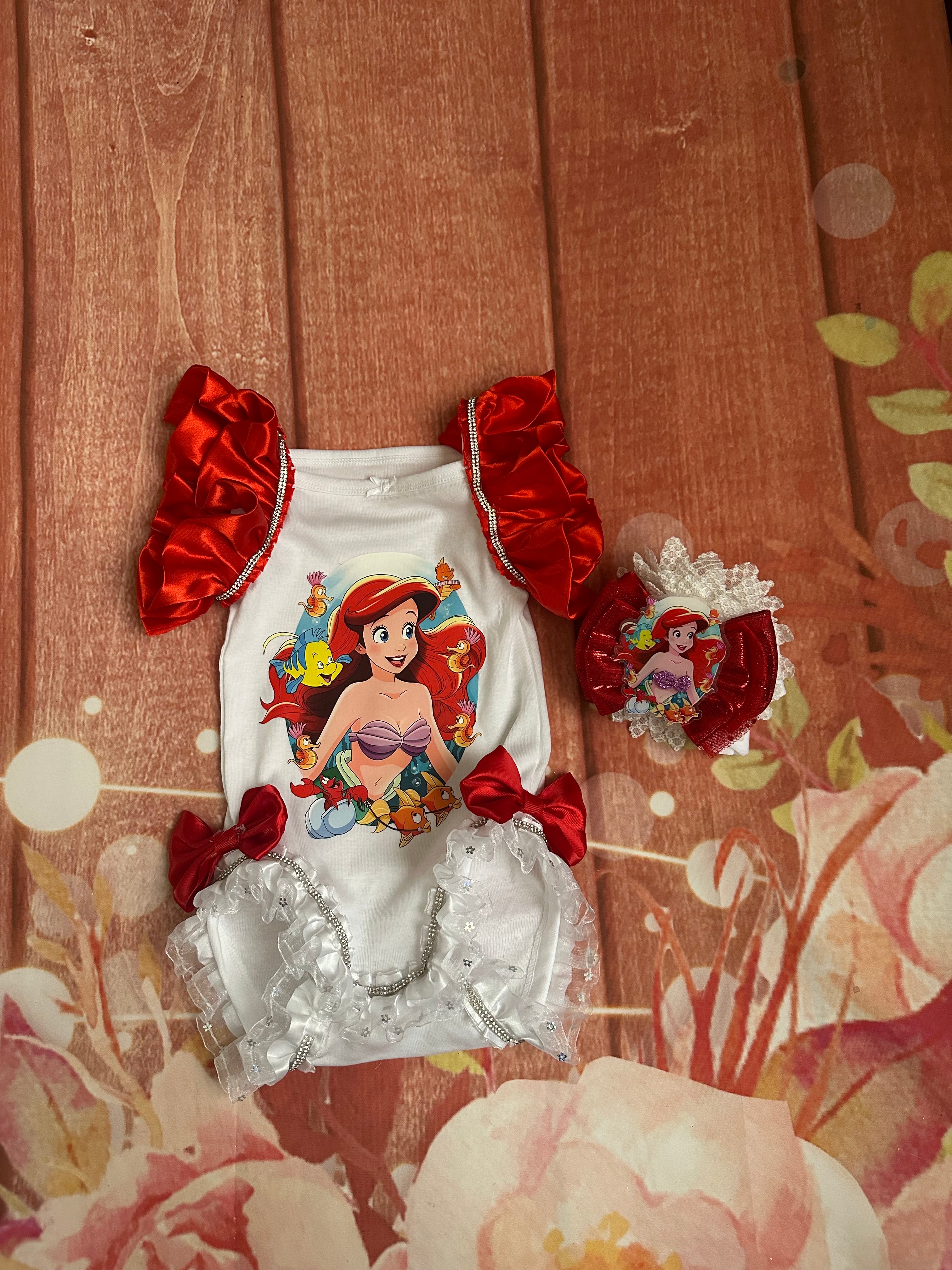 Ariel romper with bow