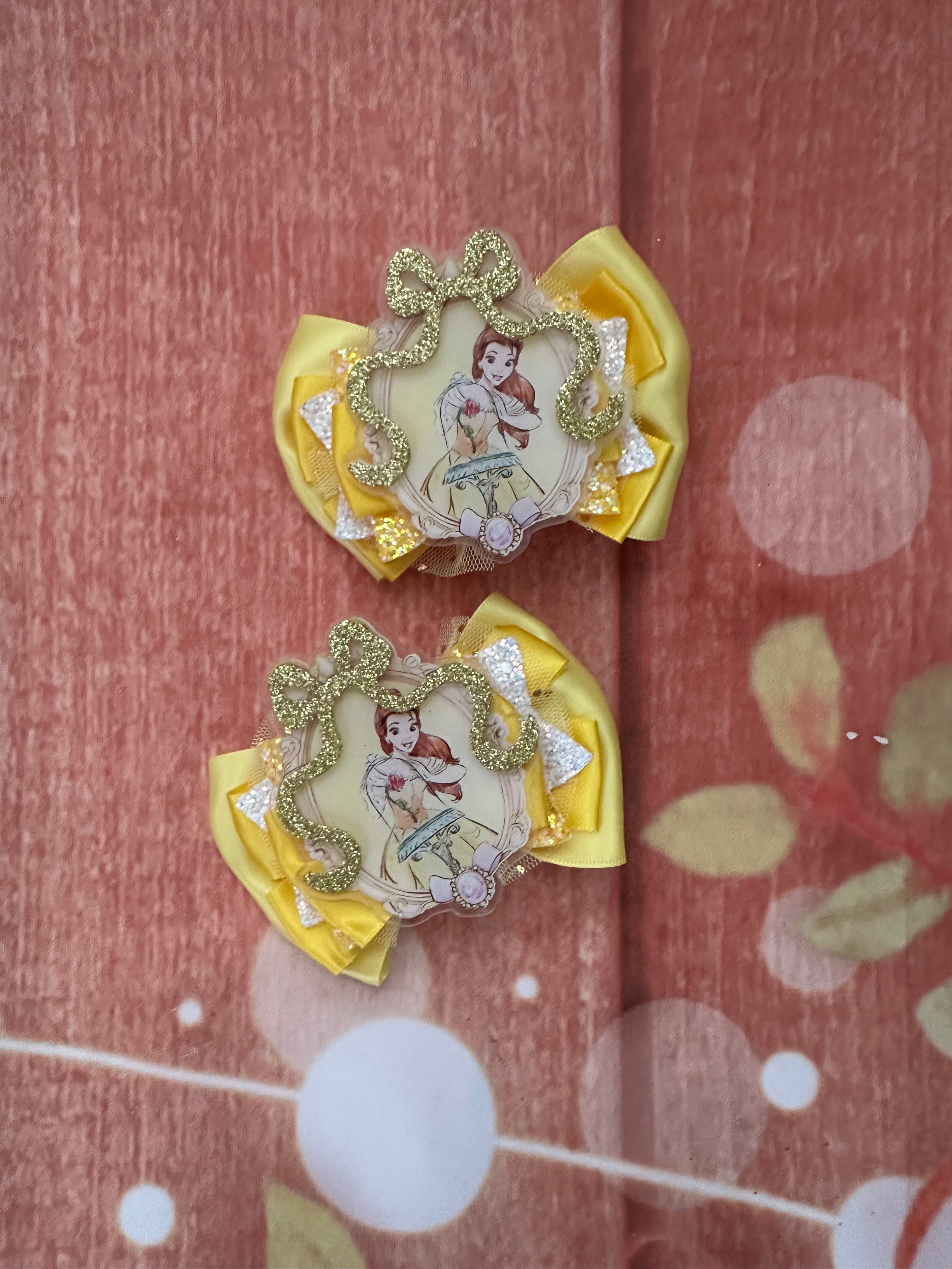 Princess belle piggy clip