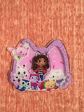 Velcro center gabby dollhouse