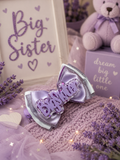 Piggy size big sister bow