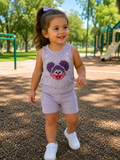 12/18m Abby Sesame Street short set