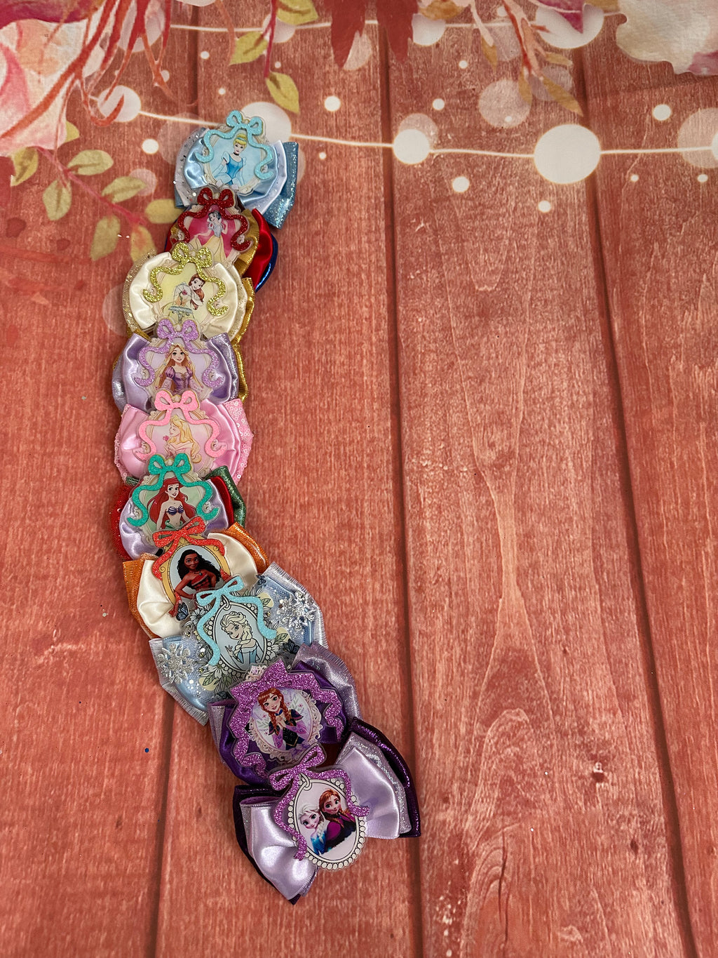 Aurora princess piggy bow