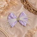 5 inch solid satin clip