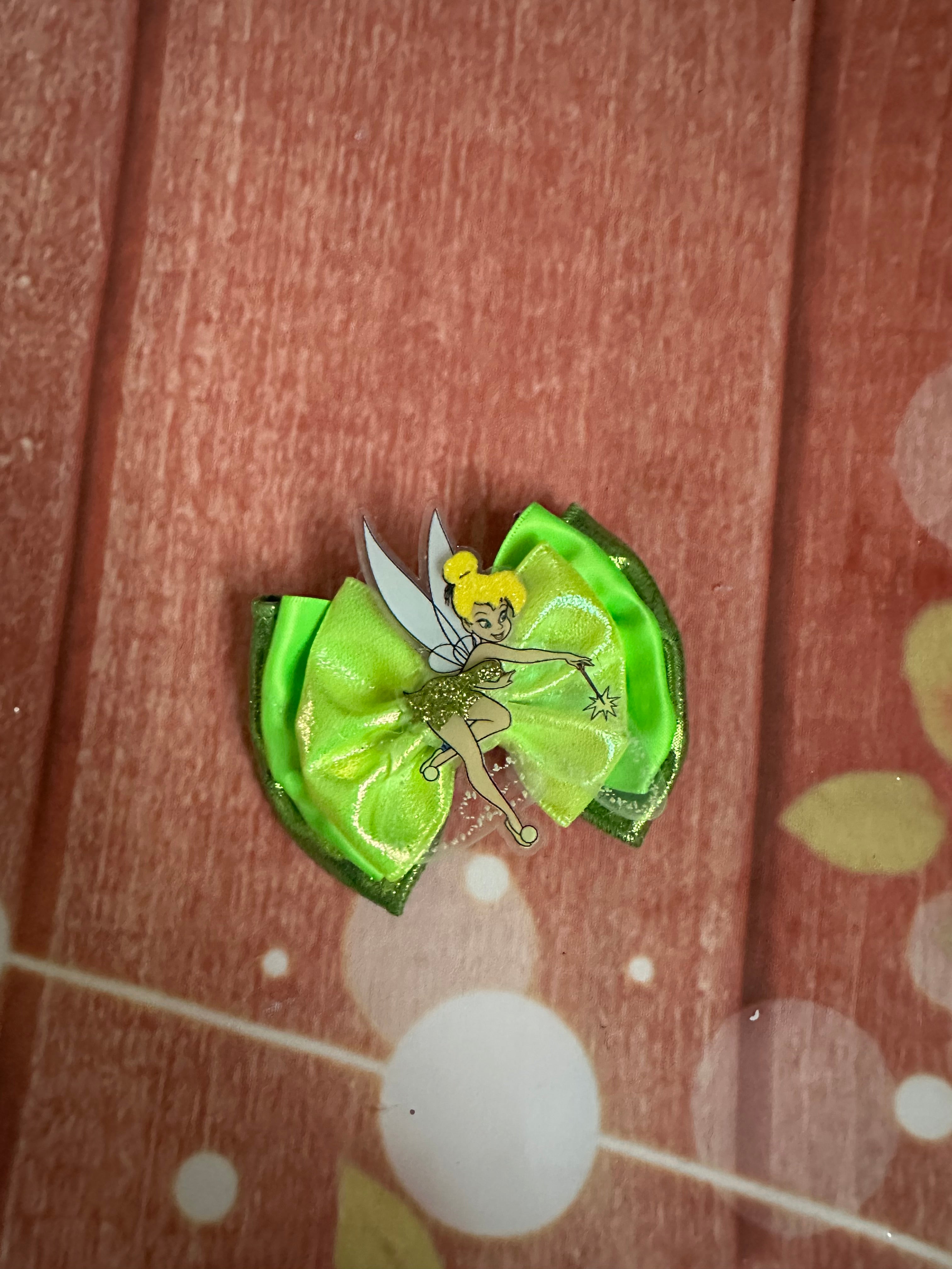 Tinkerbell piggy bow