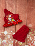 12/18m Ariel mermaid short set