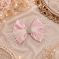 5 inch satin hair clip