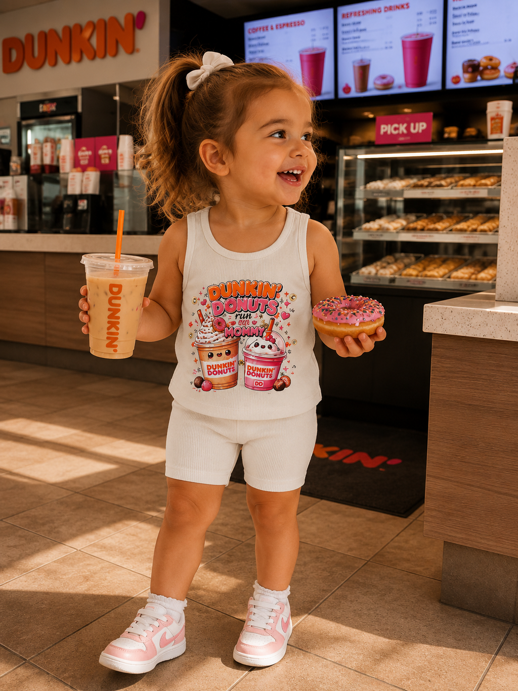 12/18 Dunkin short set