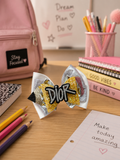 Pencil inspired piggy clip