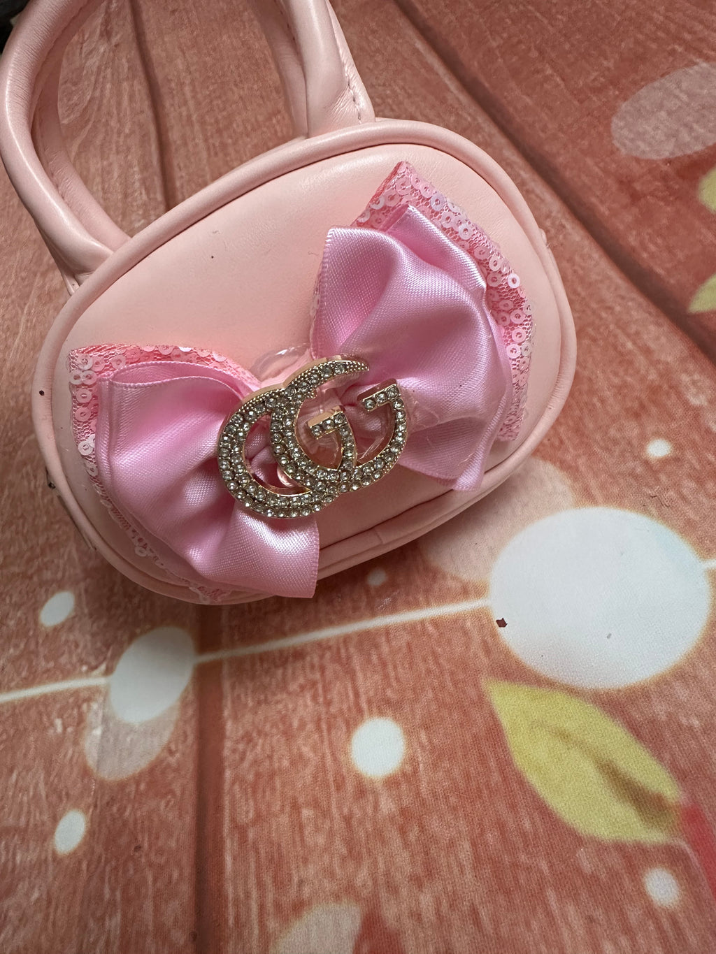 Gg pink baby purse