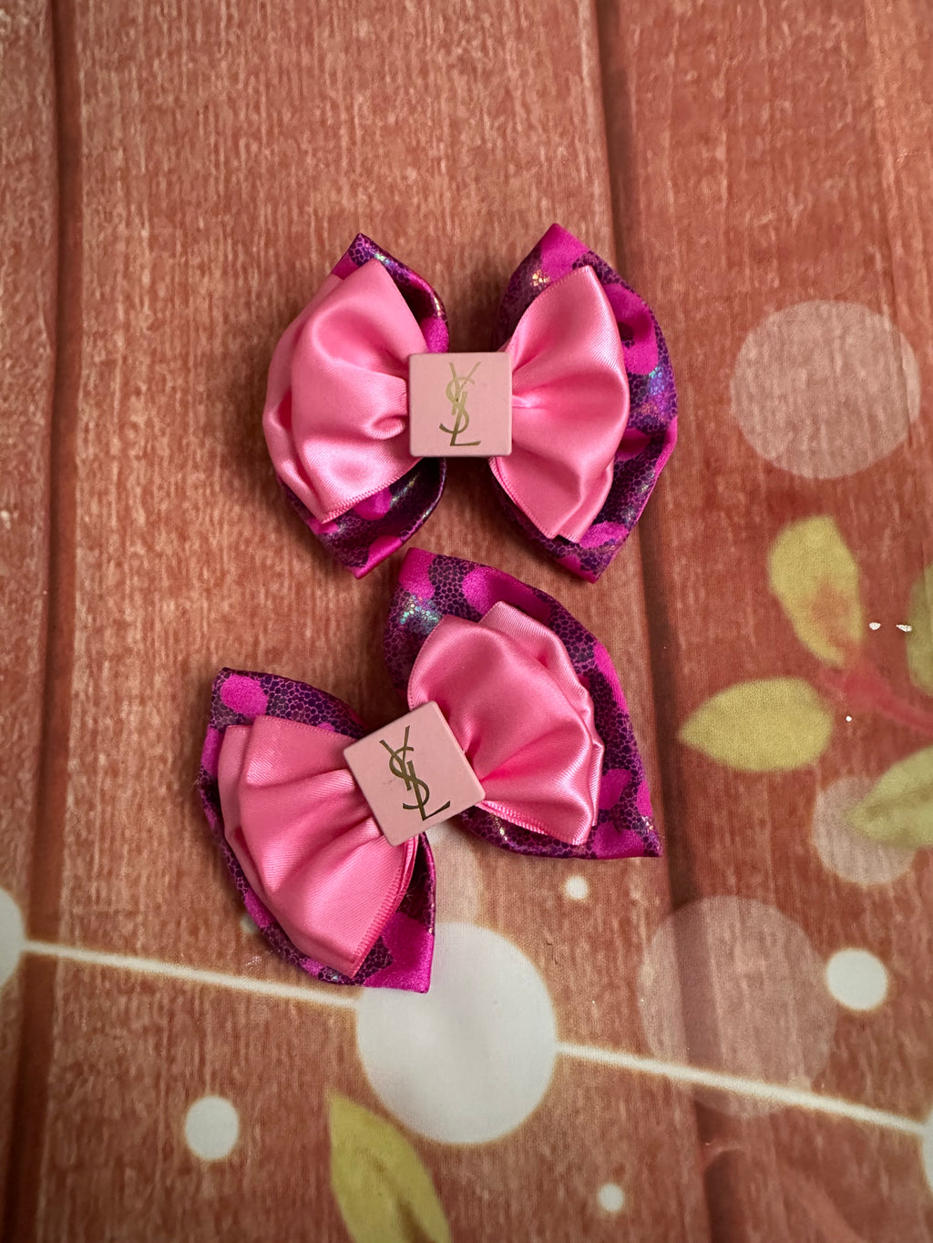 Ysl xl piggy hair clips