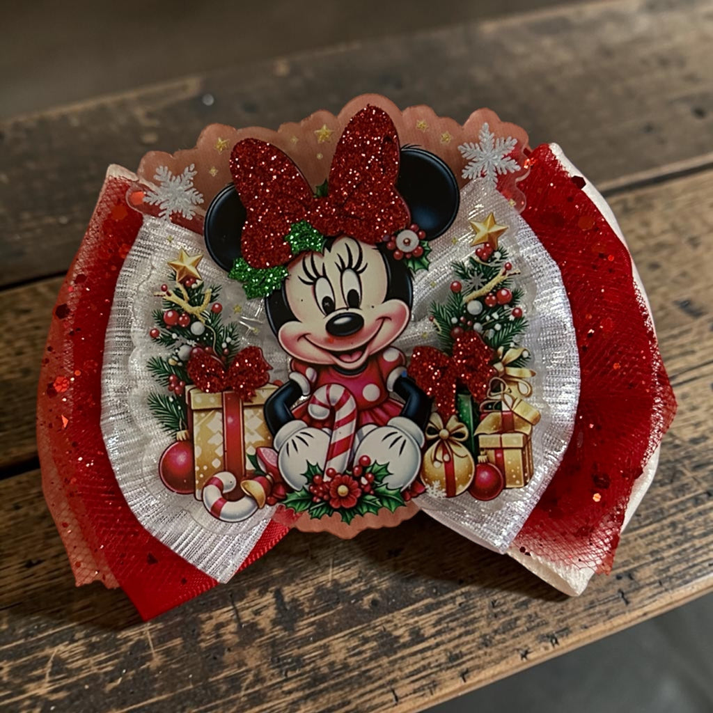 XL piggy size Disney Christmas Minnie Mouse