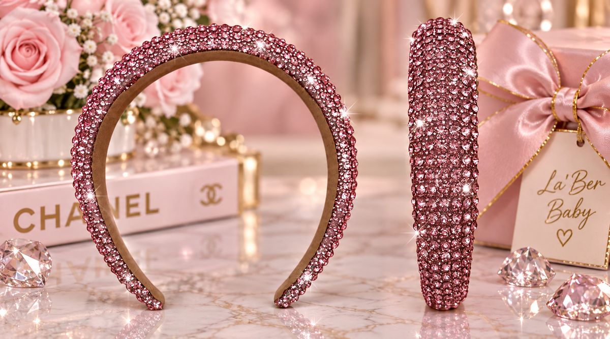 Full rhinestone hard headband