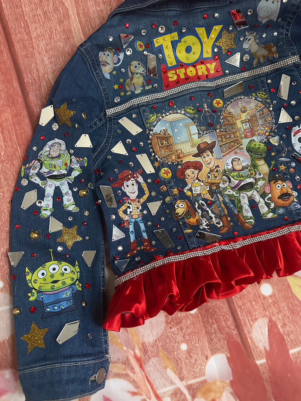 Custom denim jacket Toy Story