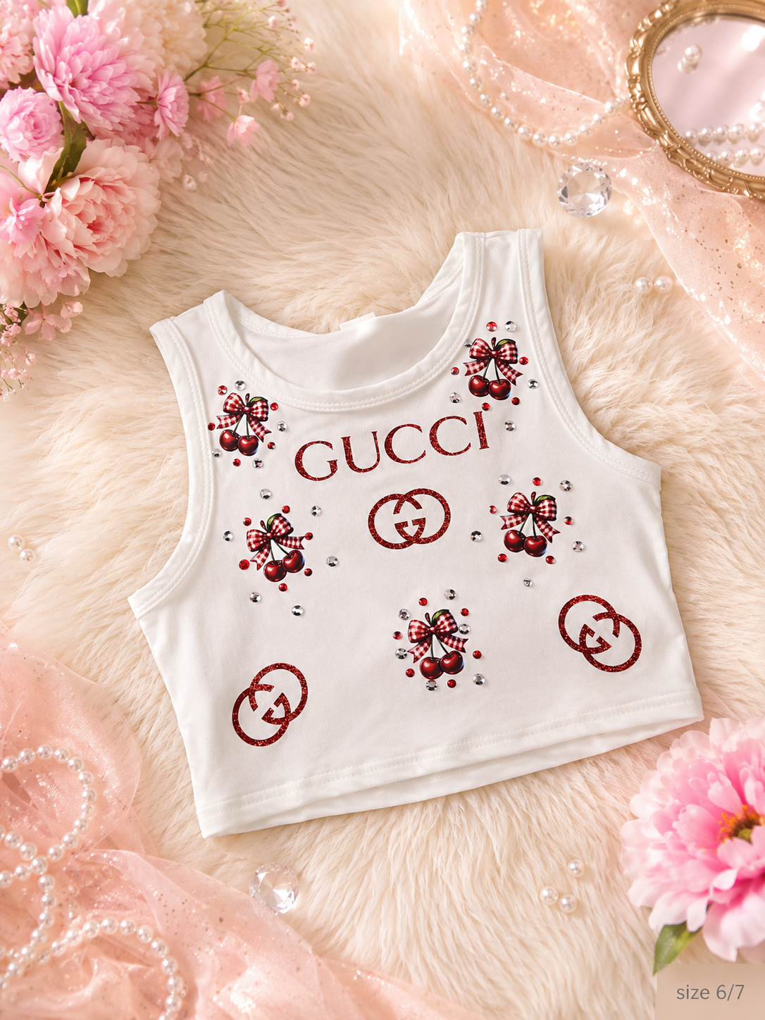 6/7 cropped tank inspired