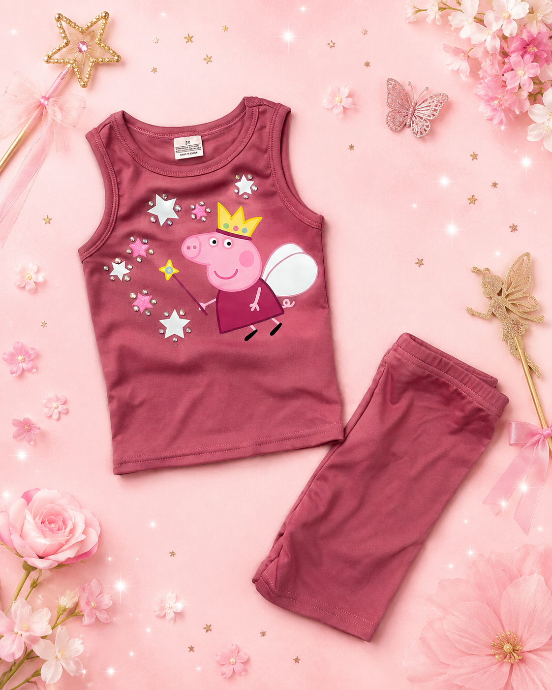 3y peppa pig shorts set