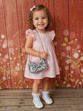 Silver cc baby purse