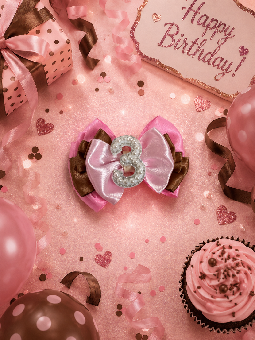Birthday piggy clip
