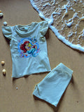 5y Ariel yellow short set