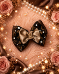 5 inch lv hair bow