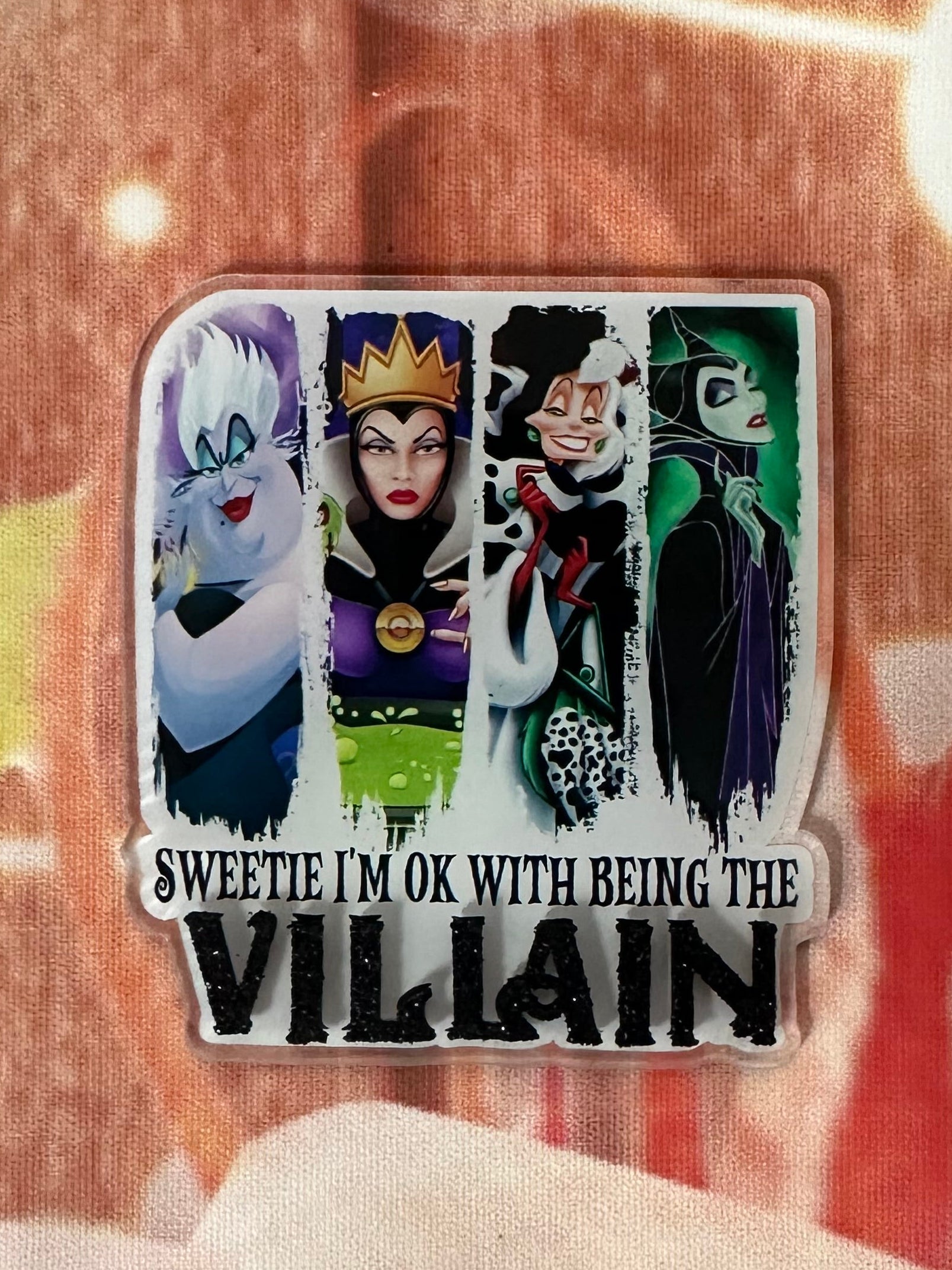 Velcro center Halloween villains