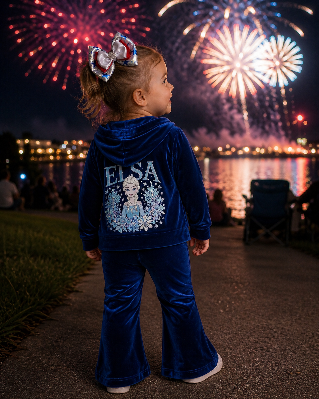 5y Elsa frozen lounge set