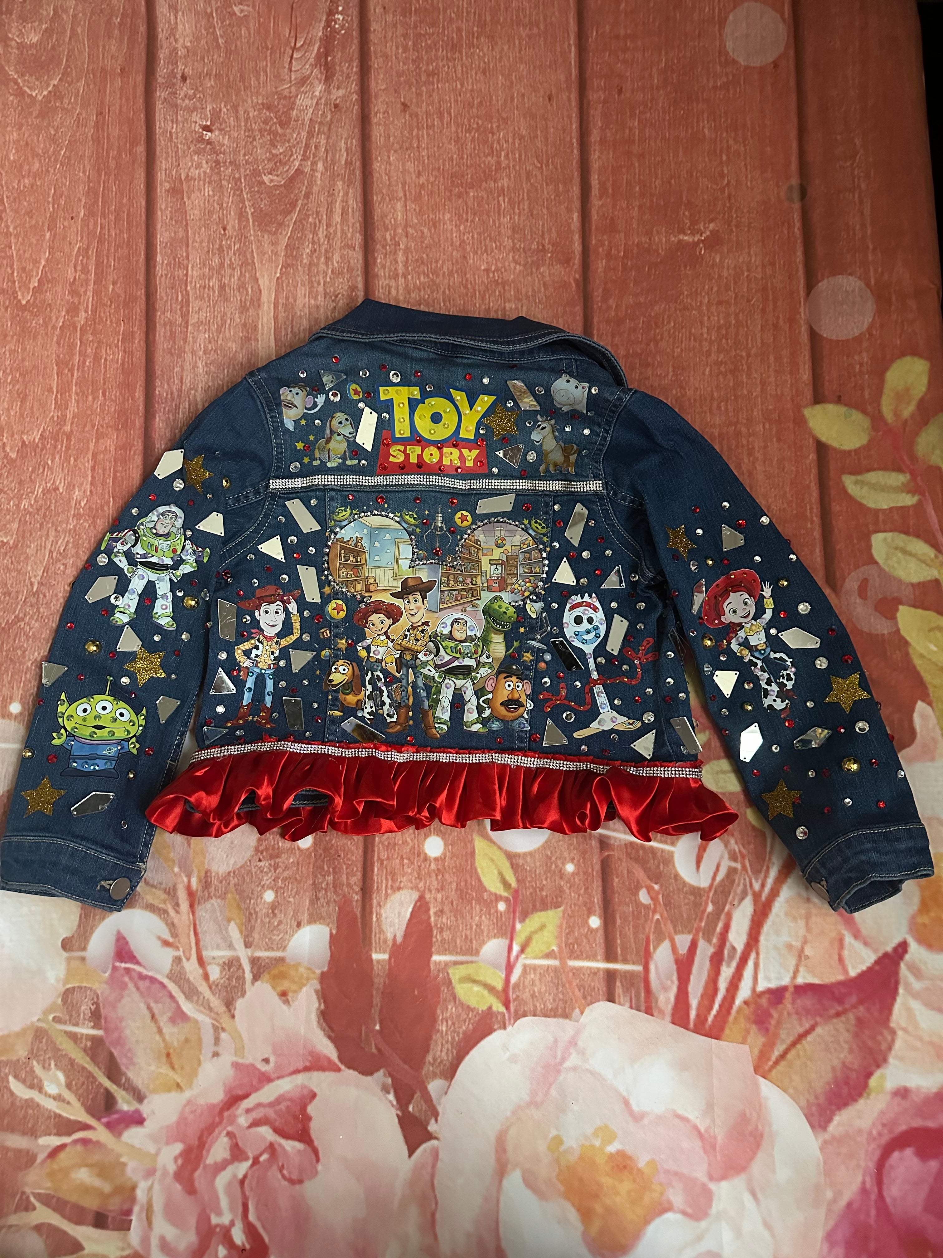 Custom denim jacket Toy Story