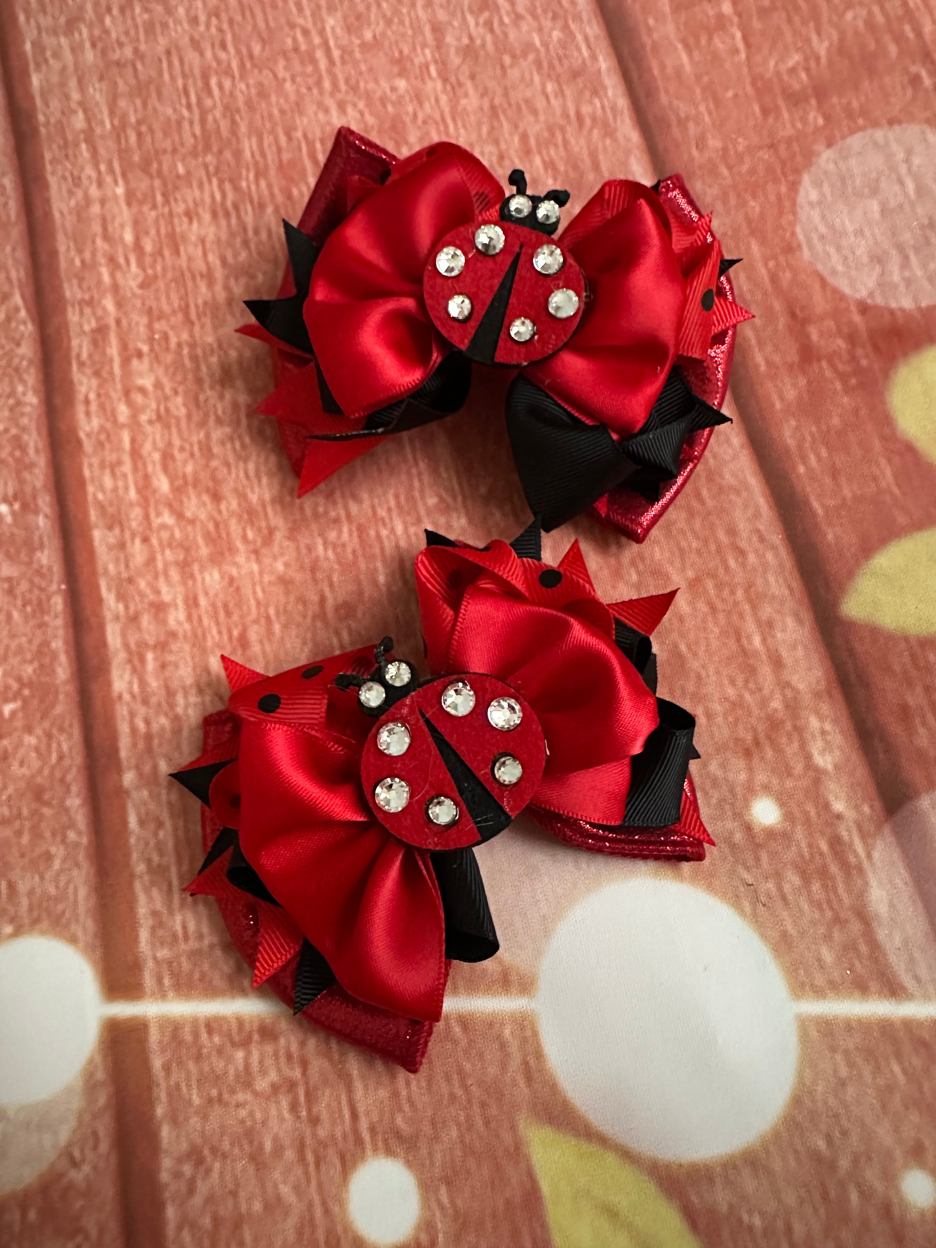 Lady bug xl pigtail set