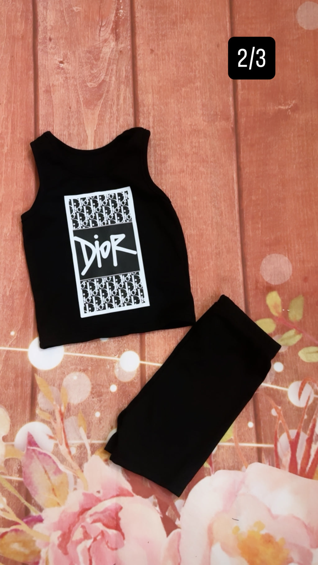 2/3 Dior short set