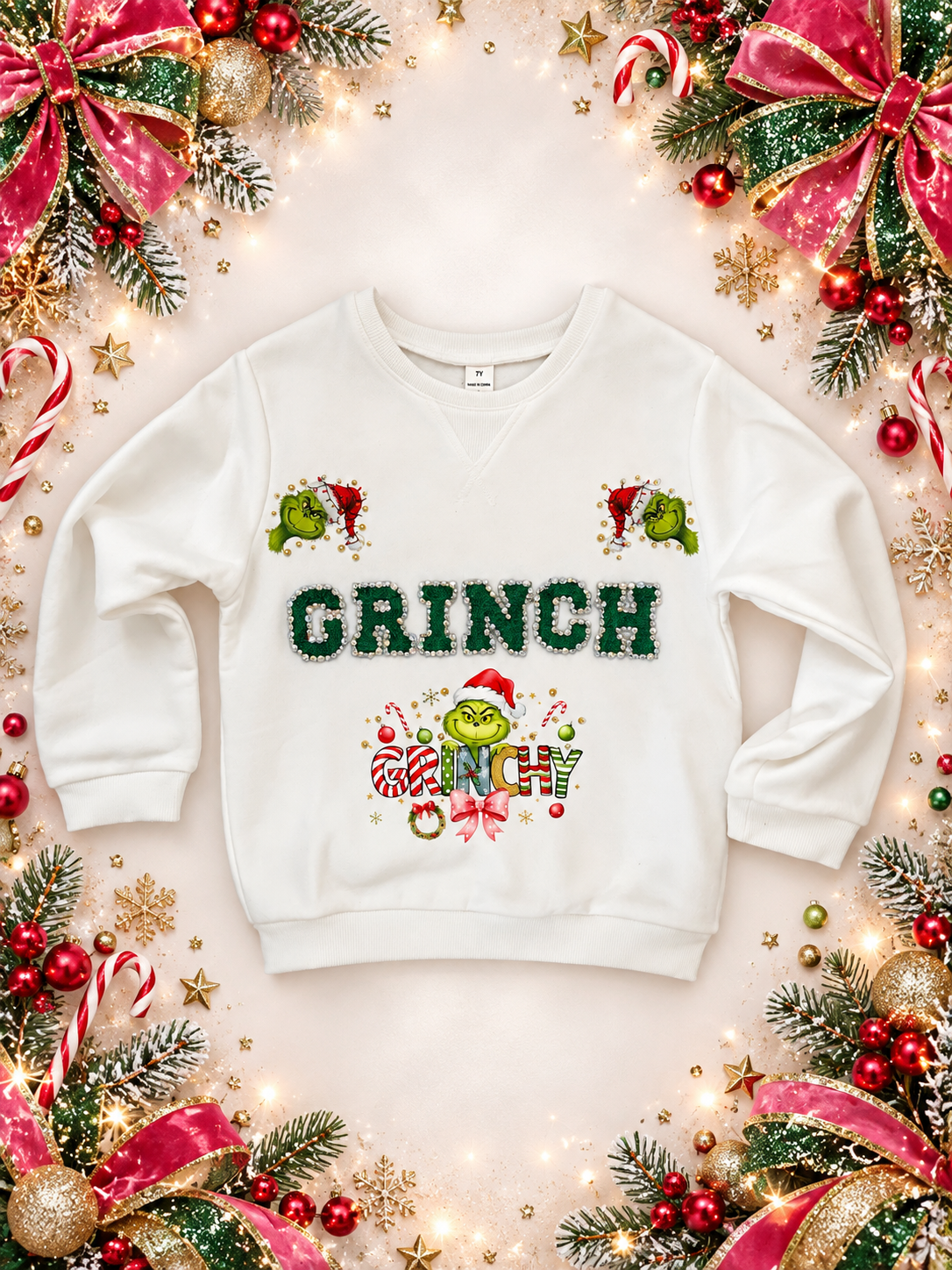 7y grinch sweatshirt