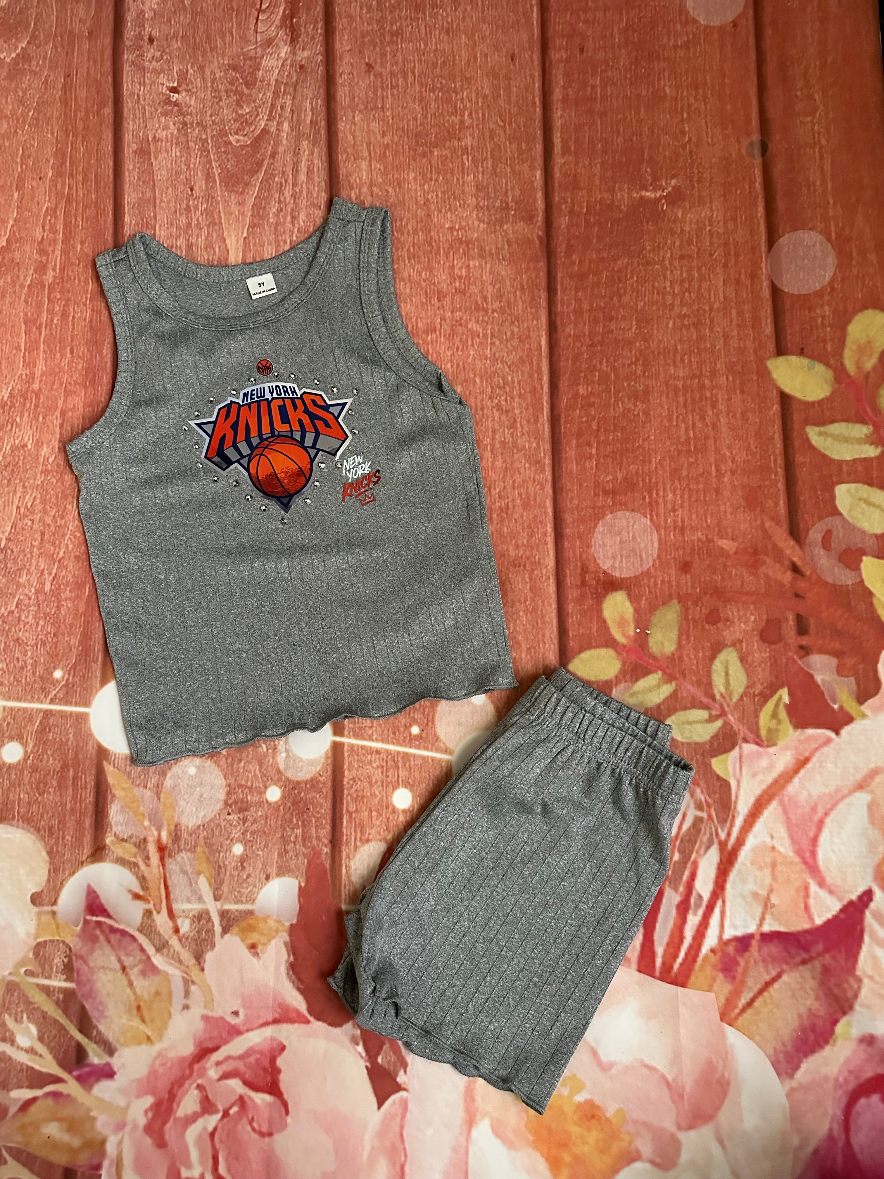 5y Knicks shorts set