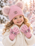 3-8y Hat and glove set