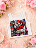 6/7 cropped tank Jersey shore