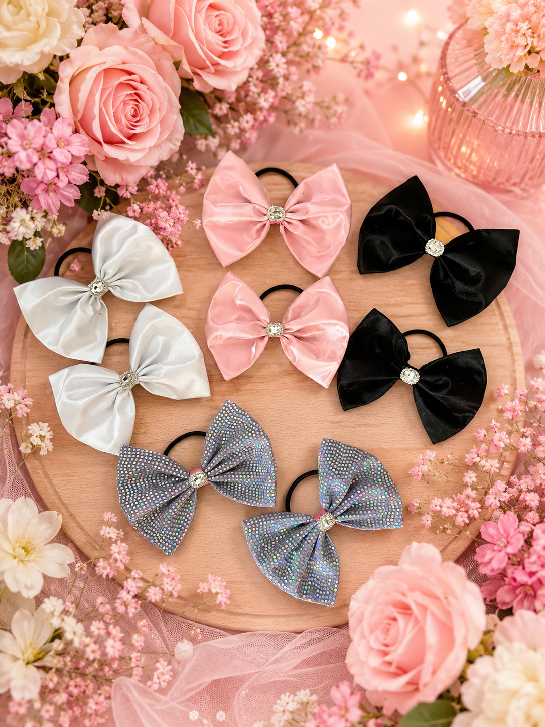 Elastic band 5 inch bow