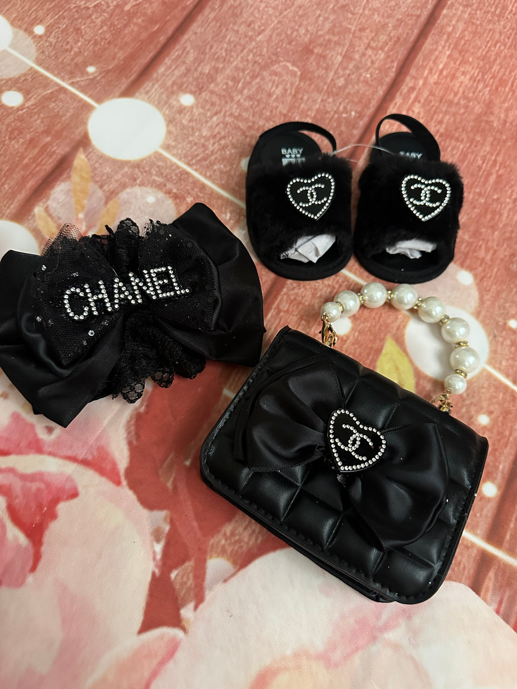 Size 1 shoe headband purse gift set