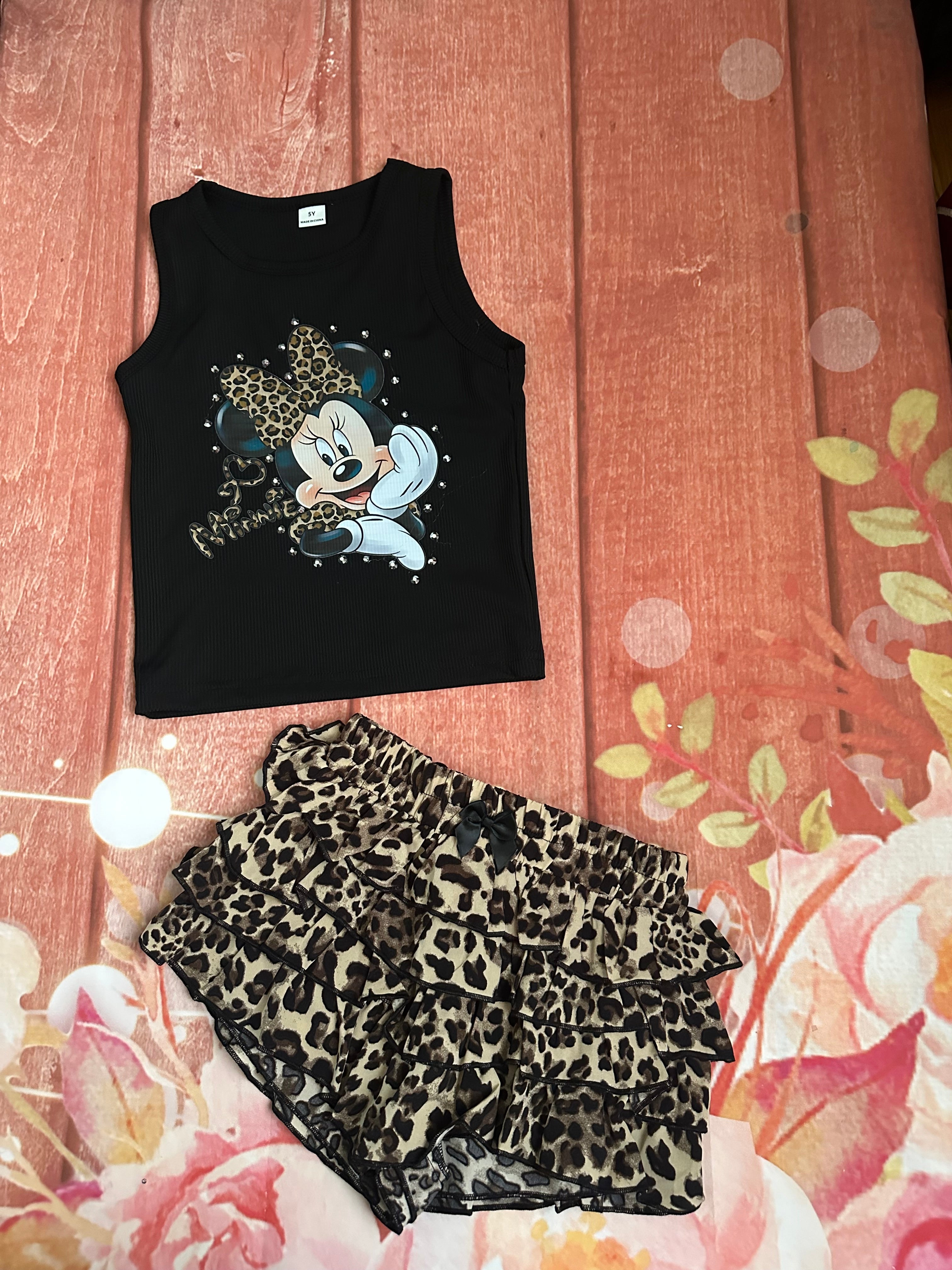 5y animal kingdom safari skort set
