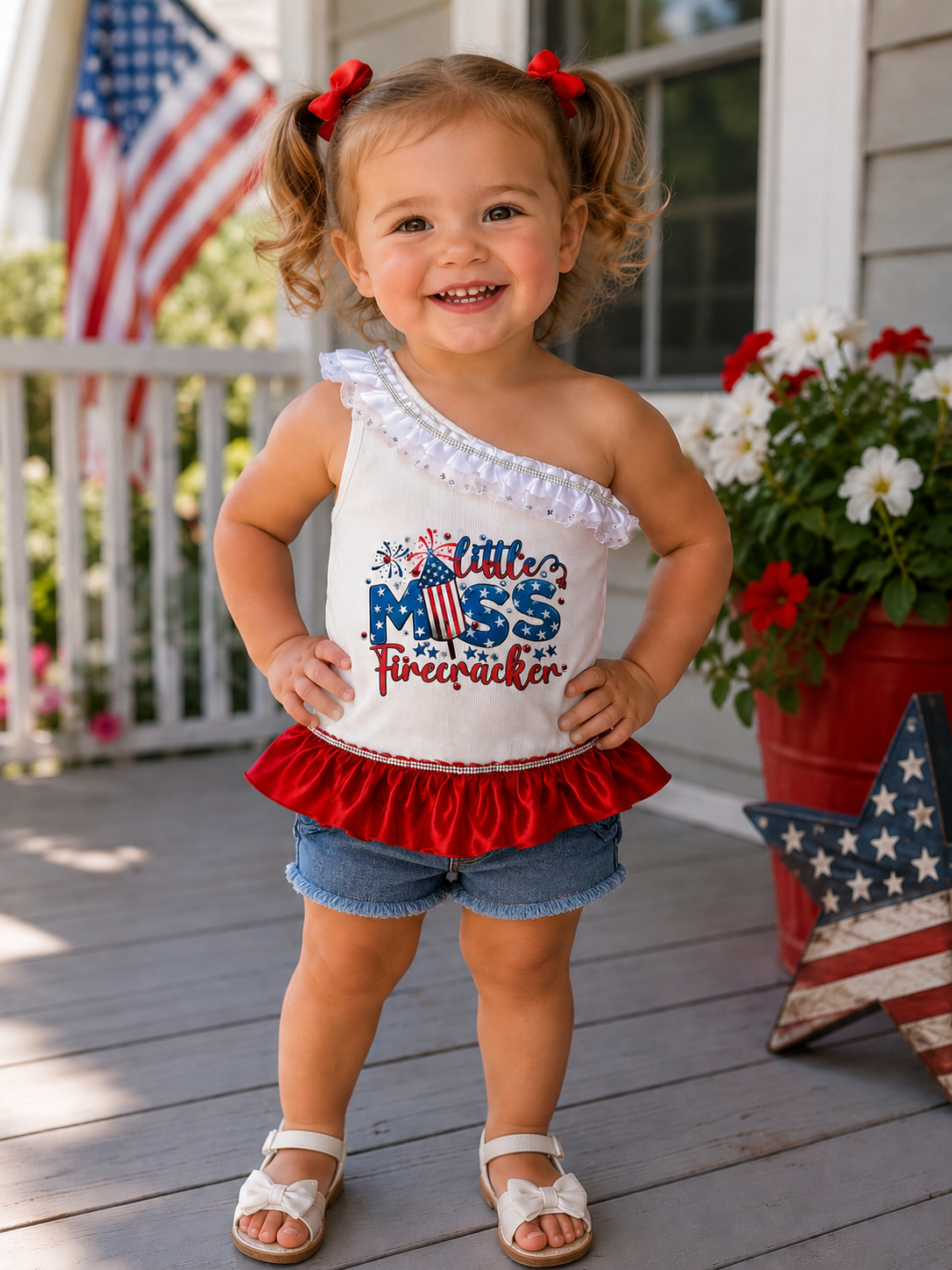 5y USA tank top