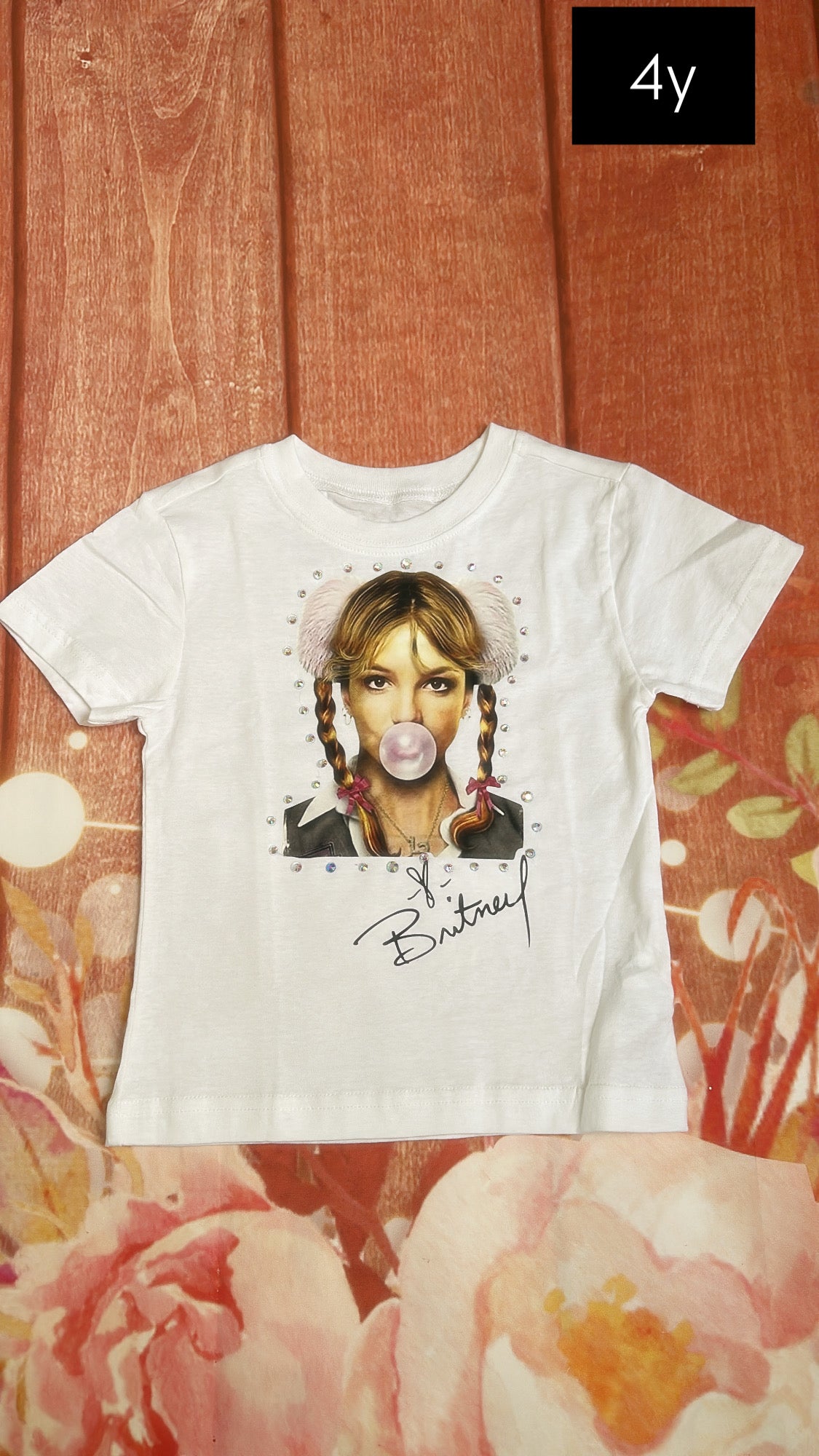 3/4 Britney Spears t shirt