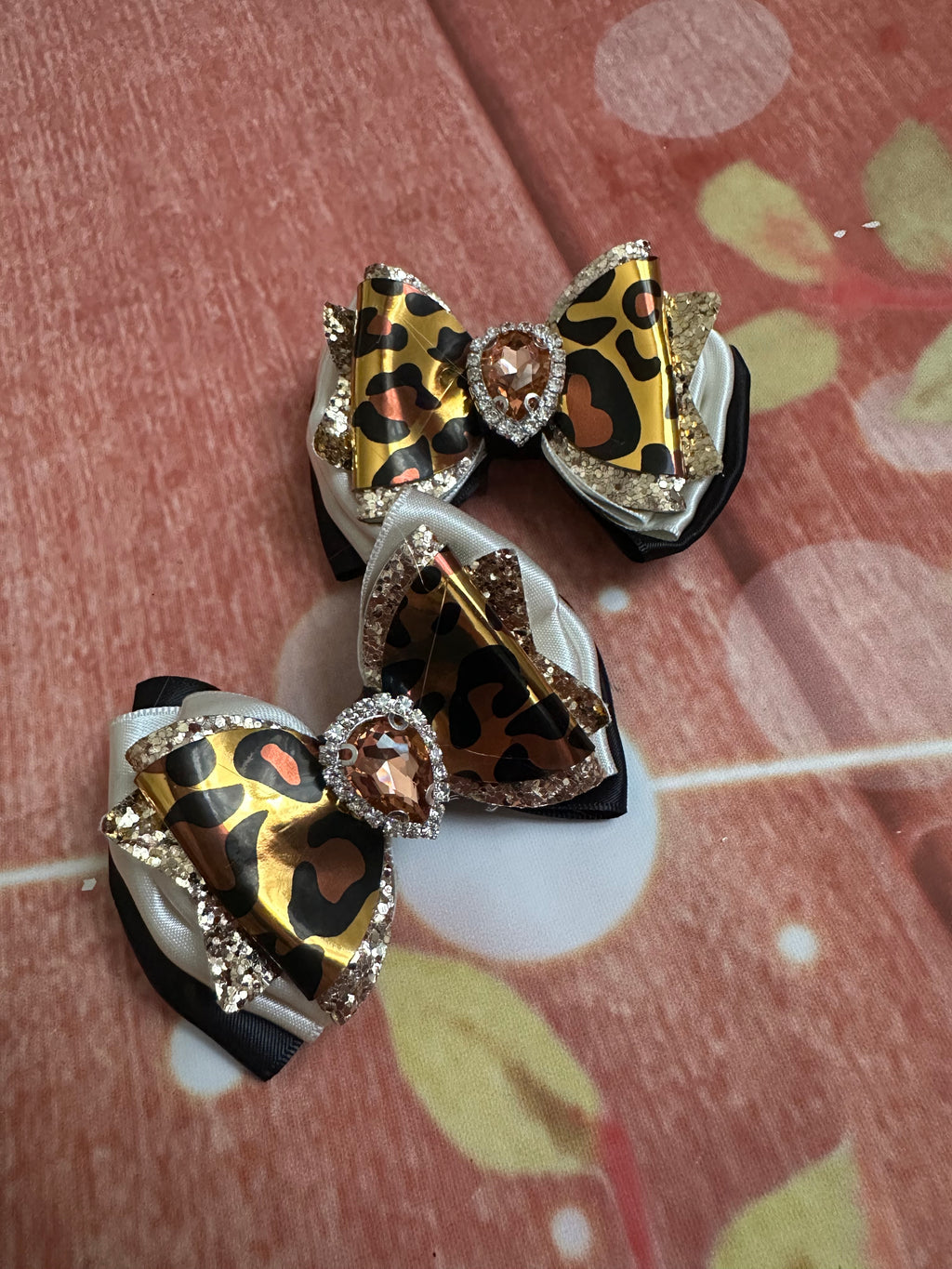 Leopard print piggy set