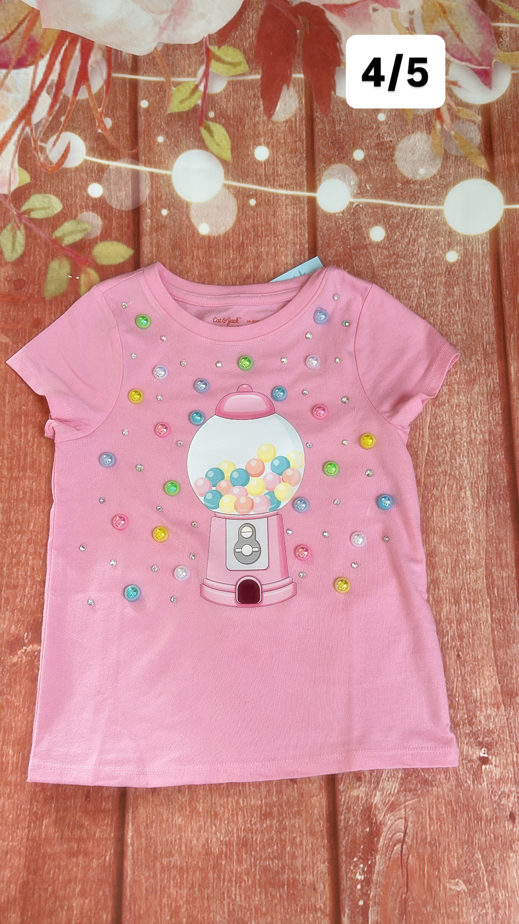4/5y gumball machine shirt