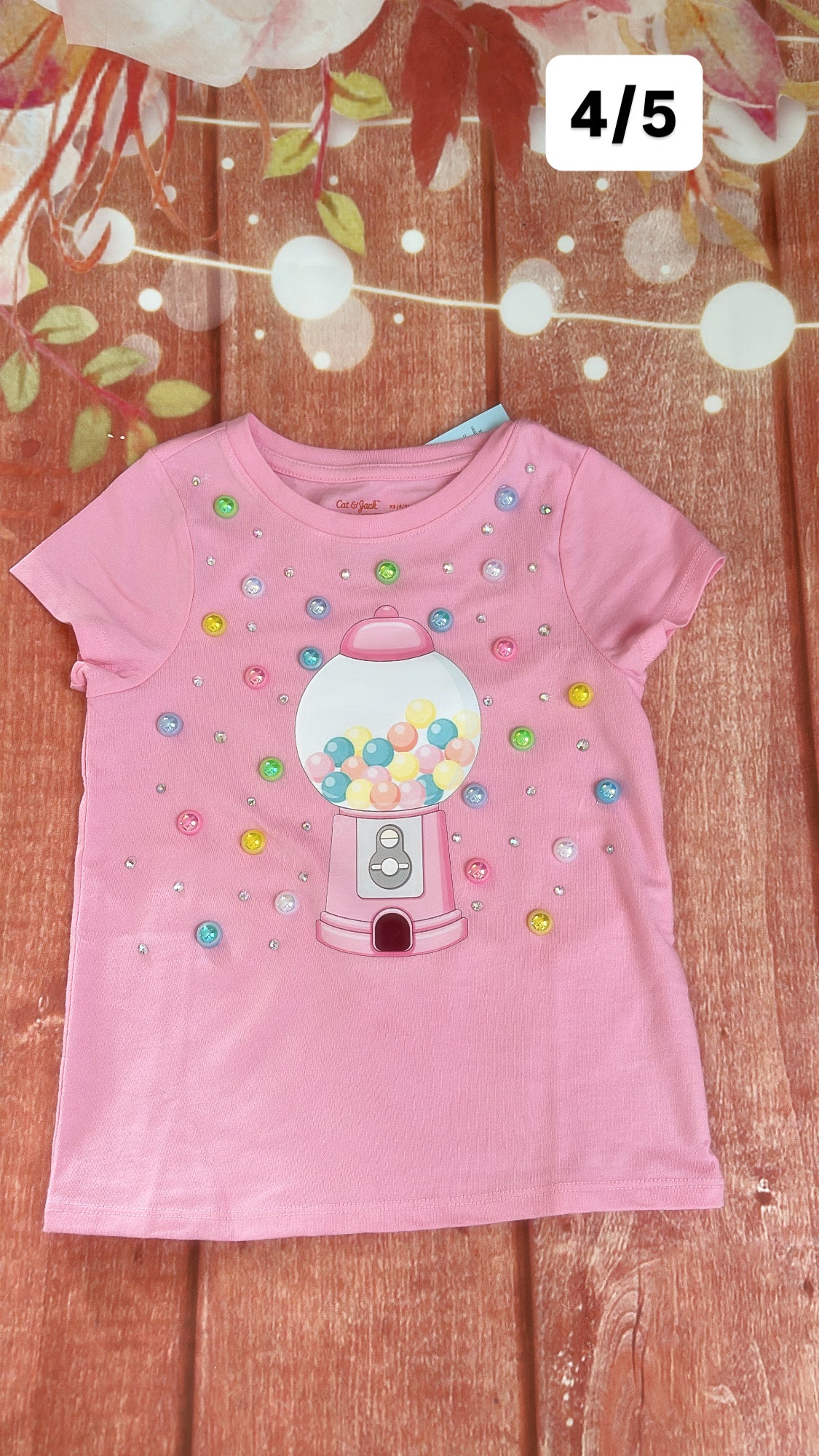 4/5y gumball machine shirt