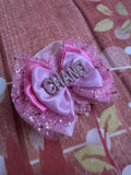 Size 1 baby shoes and headband gift set