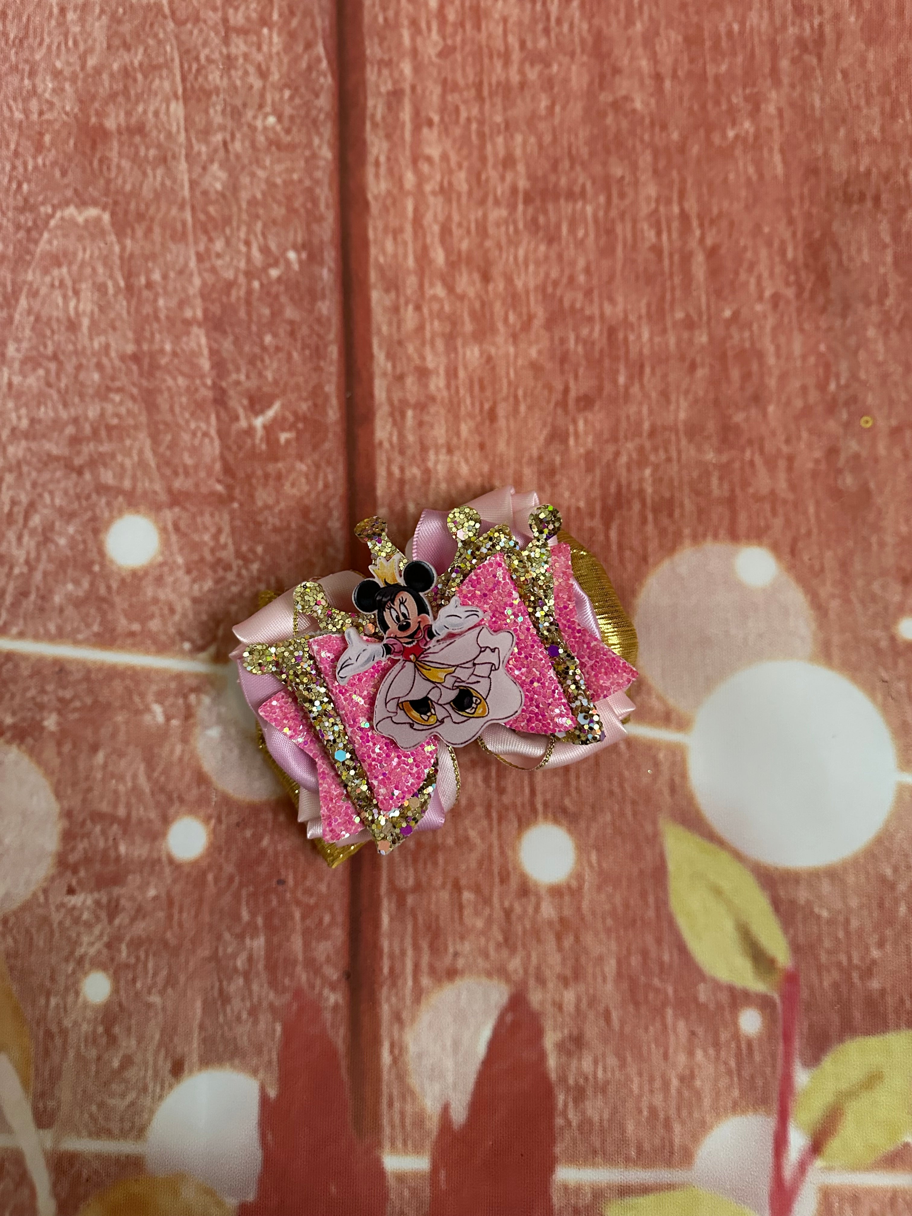 Minnie Mouse Princess piggy clip