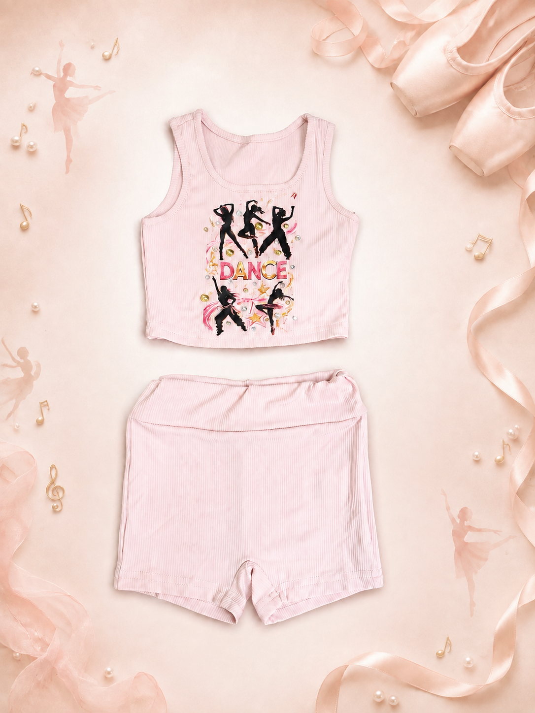 4y 3 piece dance set