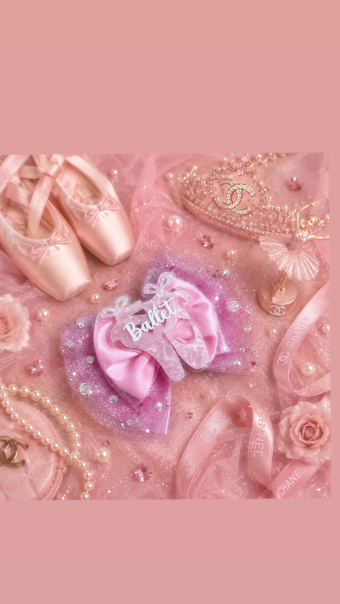 5 inch ballet hair clip