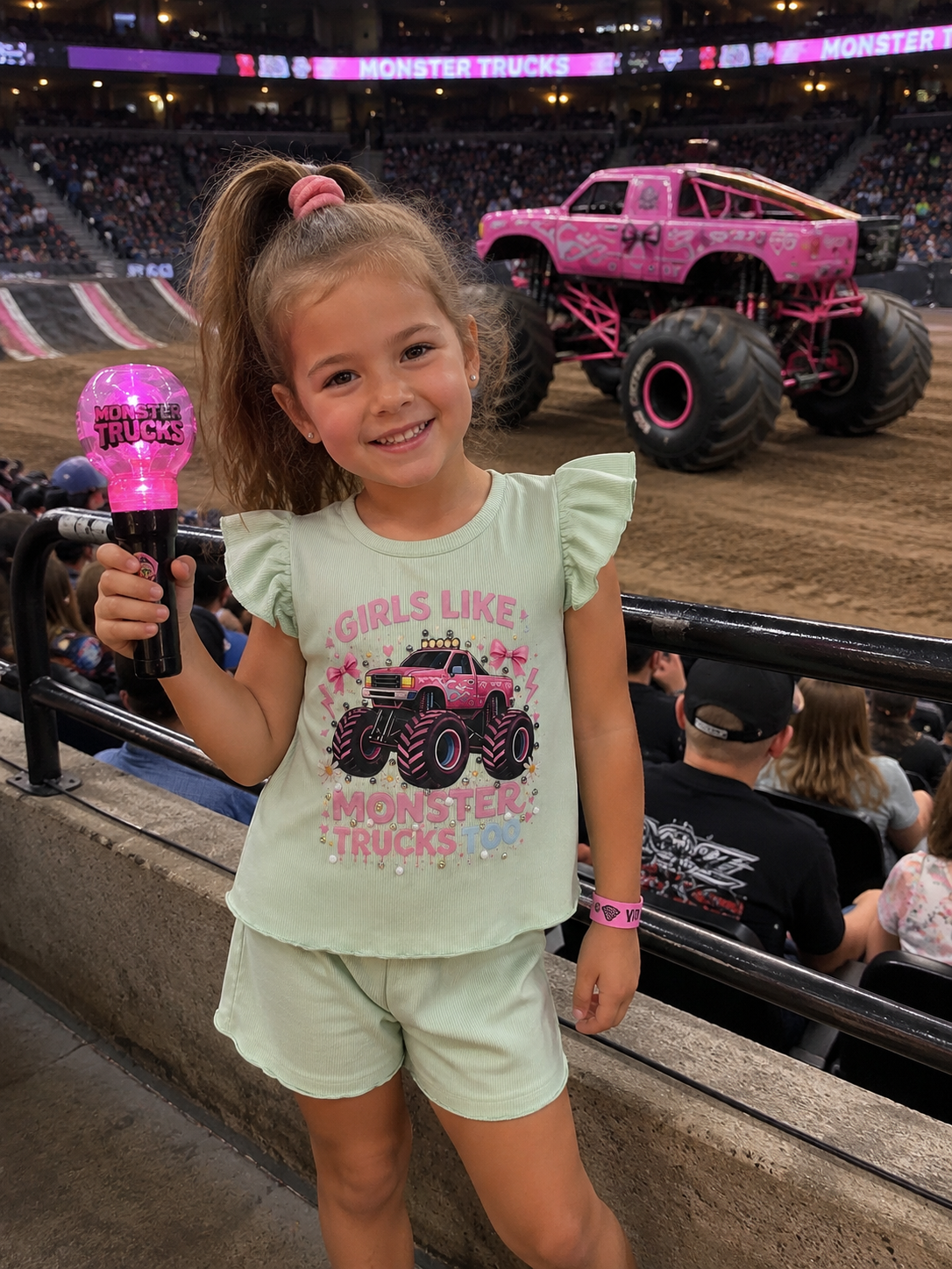 5y monster truck short set