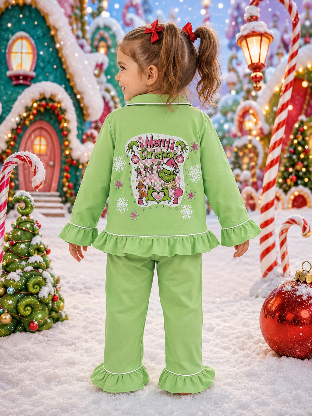 4/5 grinch pj set 100