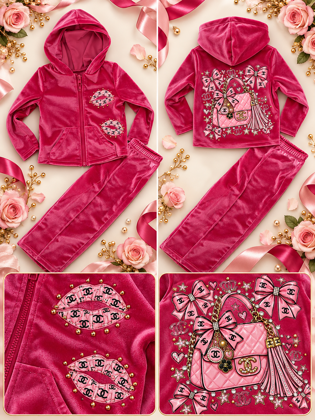 12/18 velour set