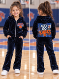 4y Knicks velour set